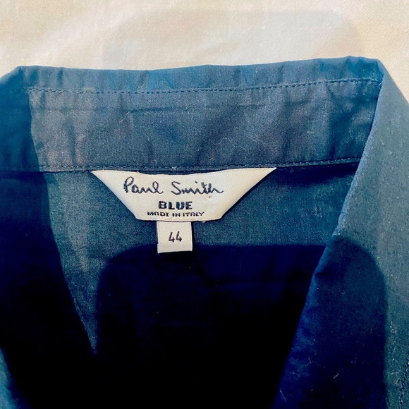 Paul Smith blue cotton sleeveless top blouse - Picture 4 of 4